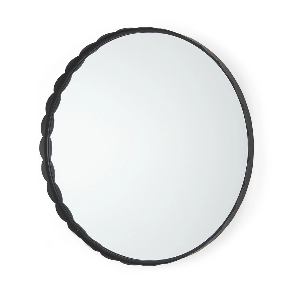 Metal Scalloped Framed Accent Mirror — view 2