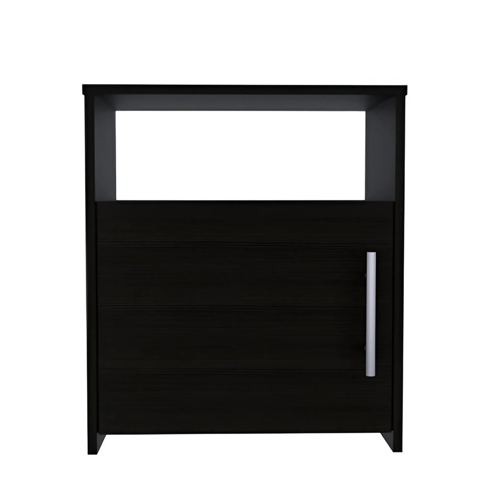 23″ Faux Wood Nightstand With Storage — view 2