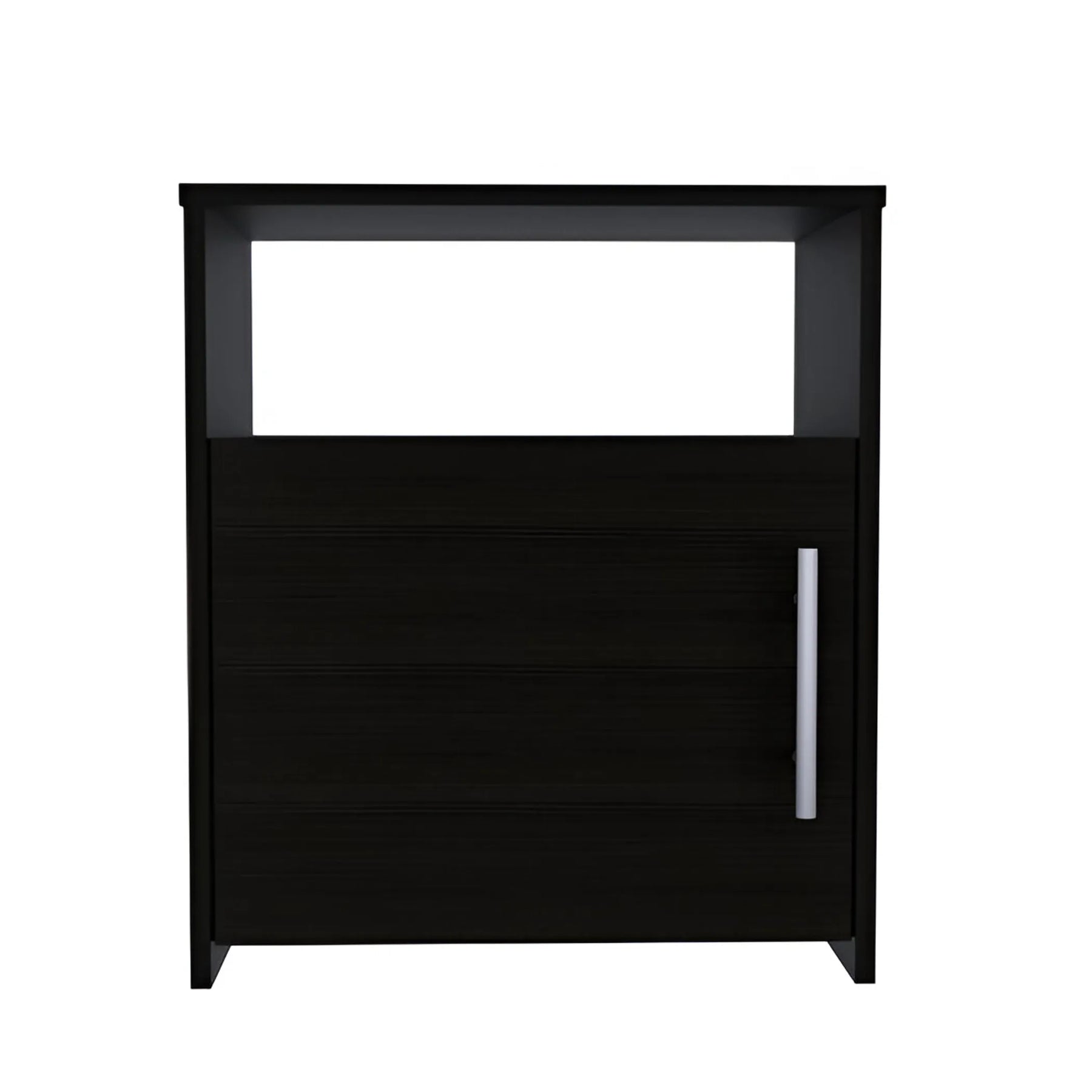 23″ Faux Wood Nightstand With Storage — view 2