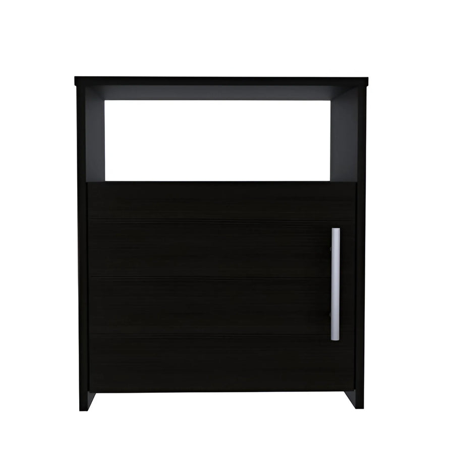 23″ Faux Wood Nightstand With Storage — view 2