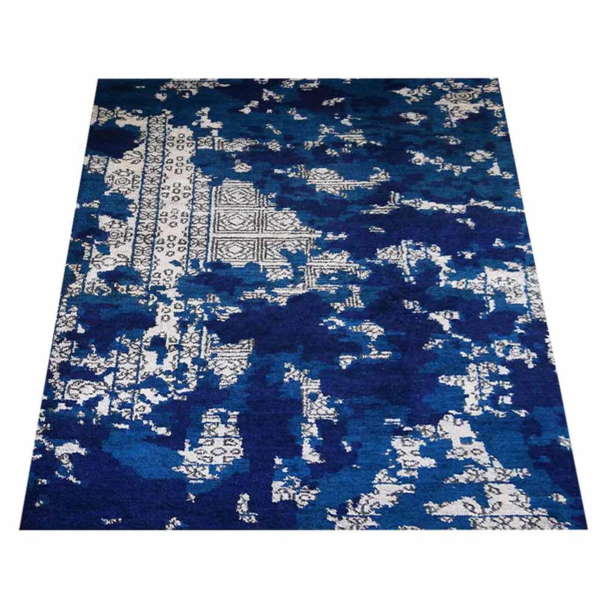 Rugsotic Carpets Hand Knotted Silk Area Rug Abstract — view 3