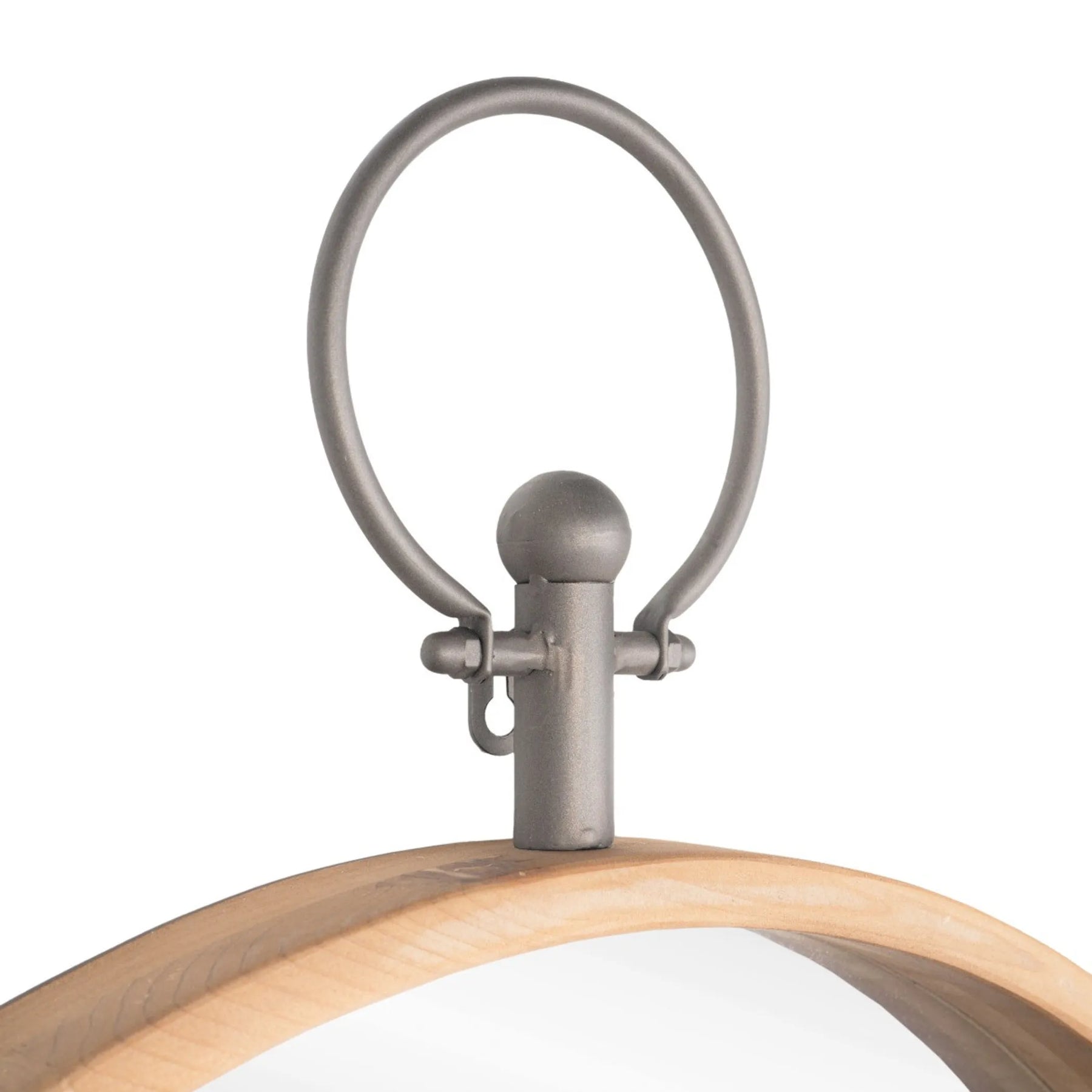 Round Metal Framed Accent Mirror — view 4