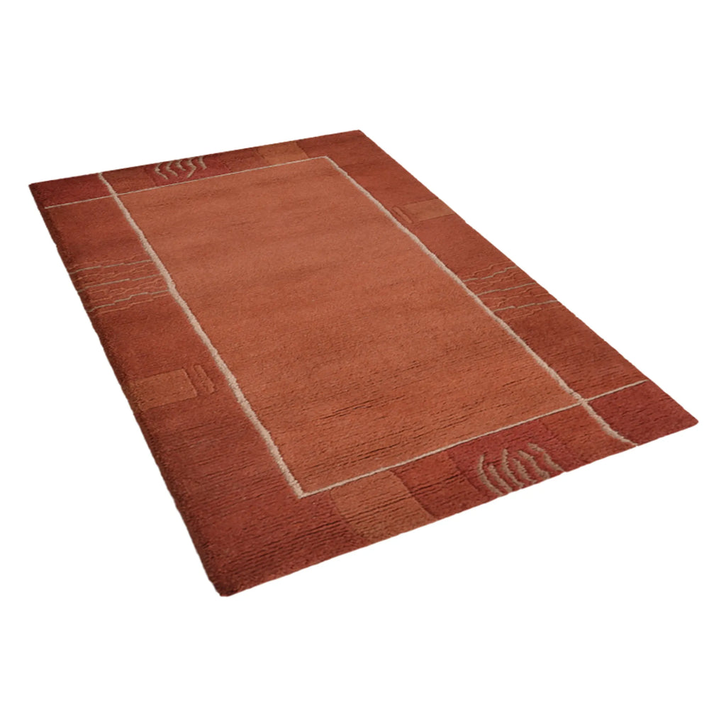 Rugsotic Carpets Hand Knotted Tibbati Wool Area Rug Contemporary — view 3