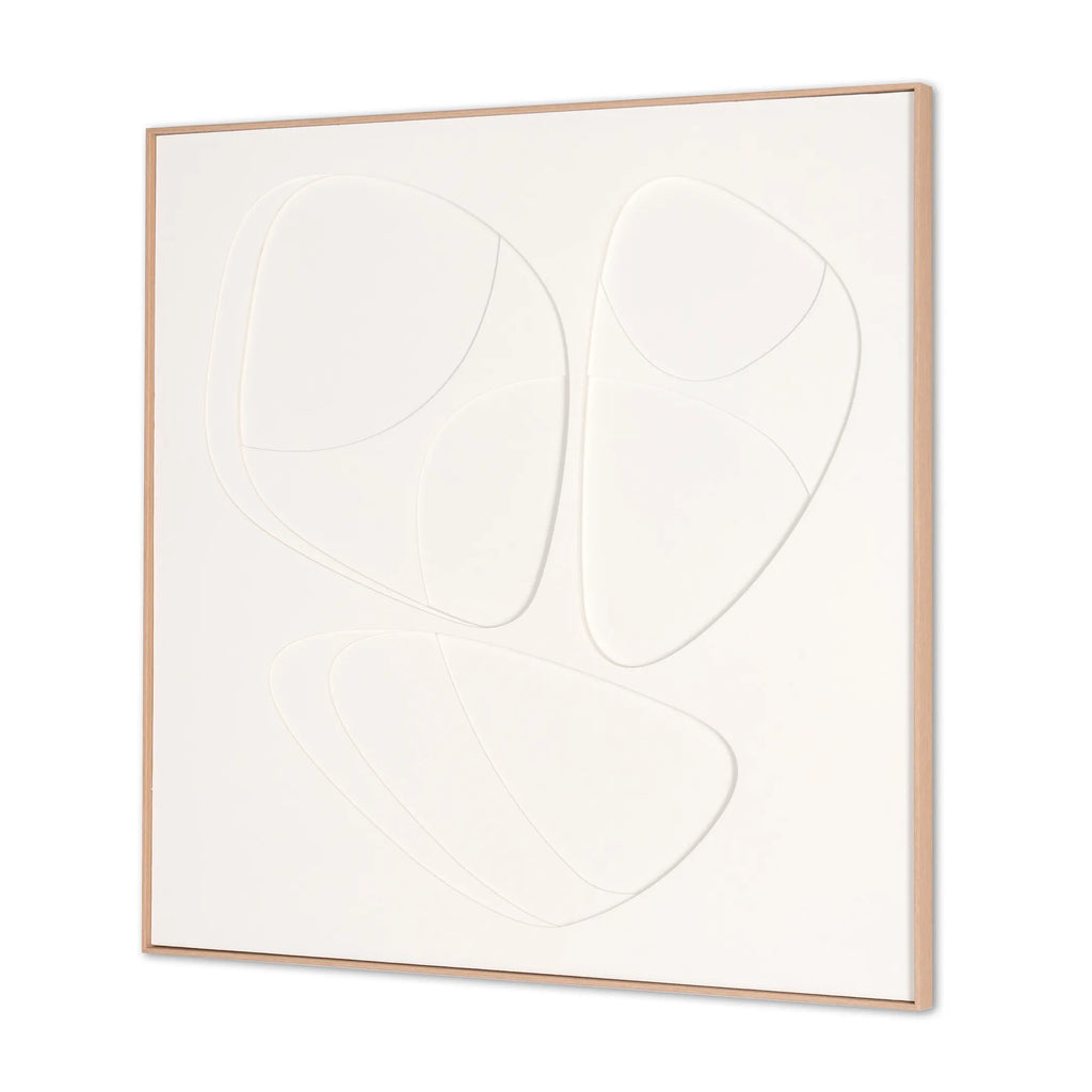 Curvy Geo Trio Brown Shadowbox Wall Art — view 4