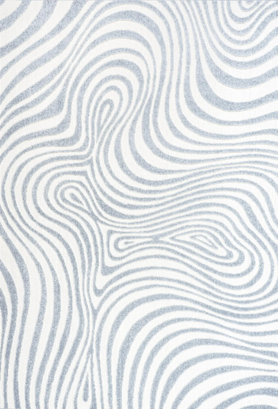 12′ X 15′ Light Blue And Ivory Abstract Indoor Outdoor Area Rug — view 2