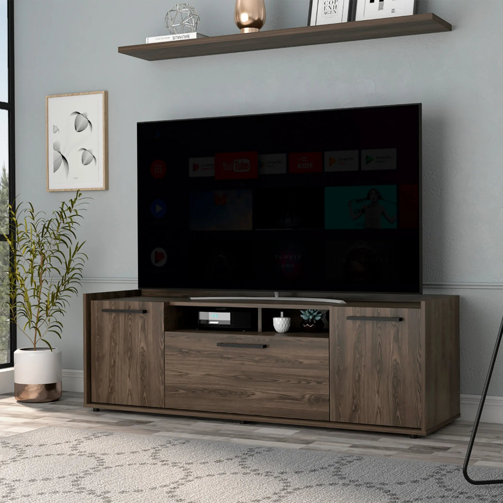Lyon Tv Stand for TVs up to 55, One Cabinet, Double Door