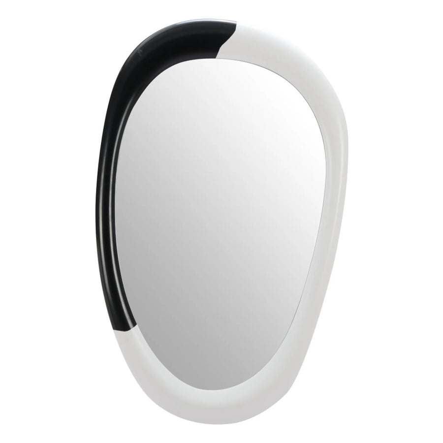 Steel Oval Geometric Framed Accent Mirror — view 2