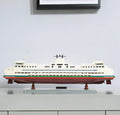 11″ Brown and White Washington Ferry Boat Hand Painted Decorative Boat