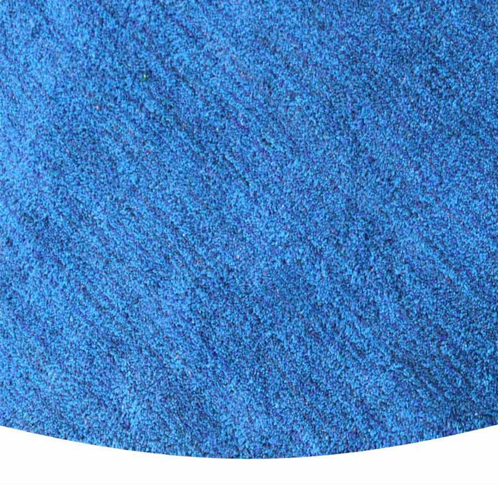 Rugsotic Carpets Hand Knotted Loom Silk 10’x10′ Round Area Rug Solid — view 4