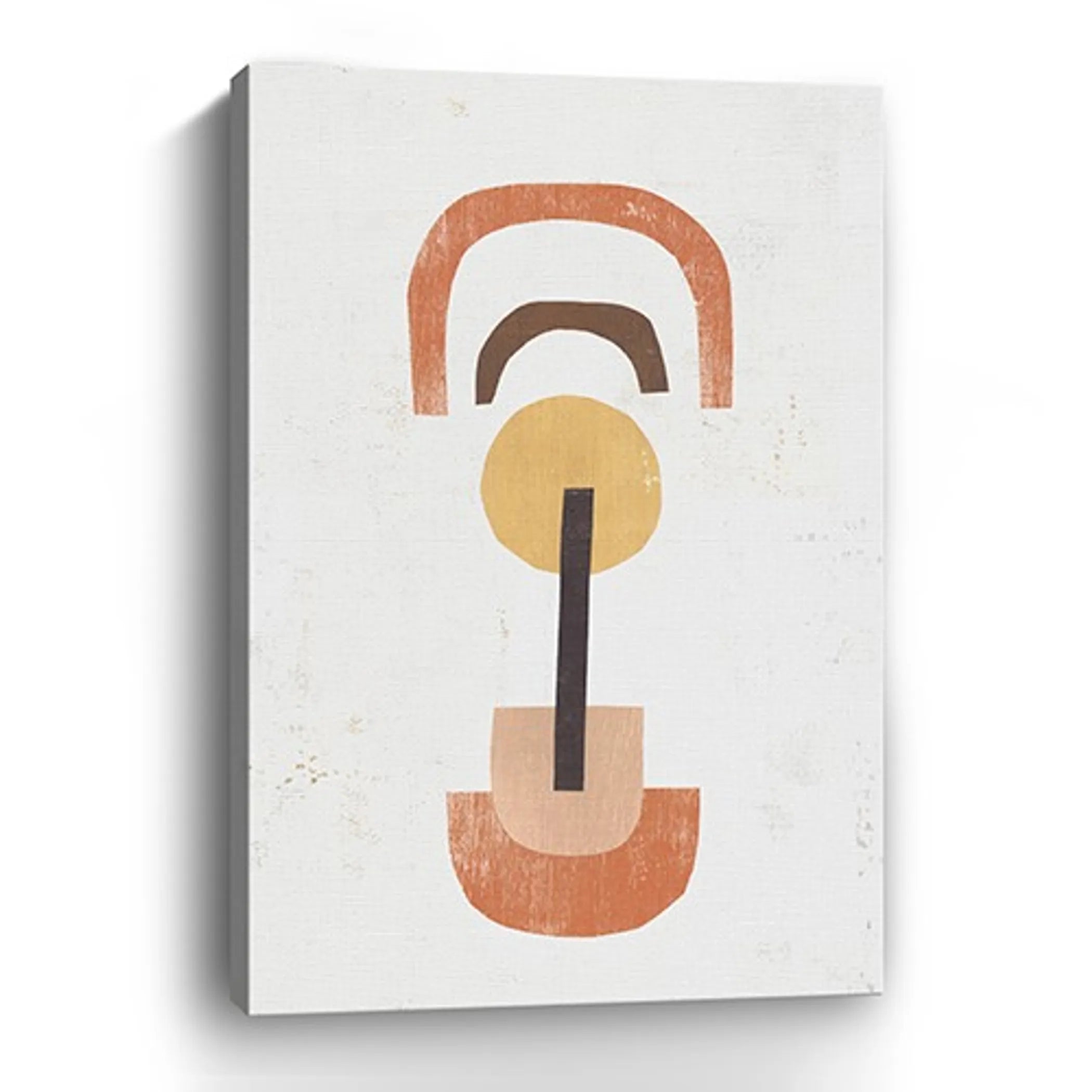 Abstract Shapes In Balance Unframed Print Wall Art — view 4