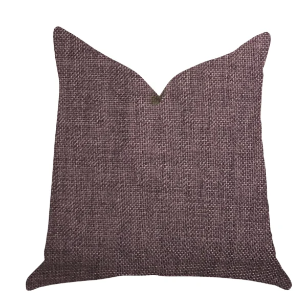 Plutus Grape Seed Luxury Throw Pillow in Purple Tones