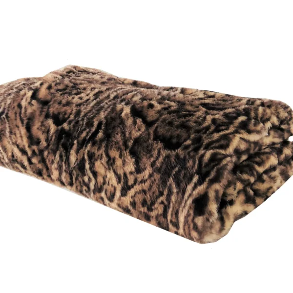 Plutus Jungle Cat Faux Fur Luxury Throw